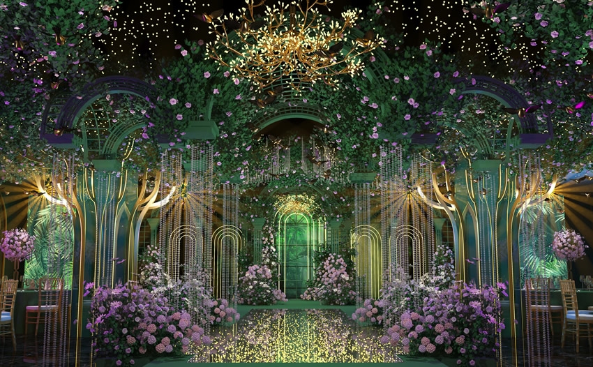 扶沟奇妙森林婚礼堂效果展示