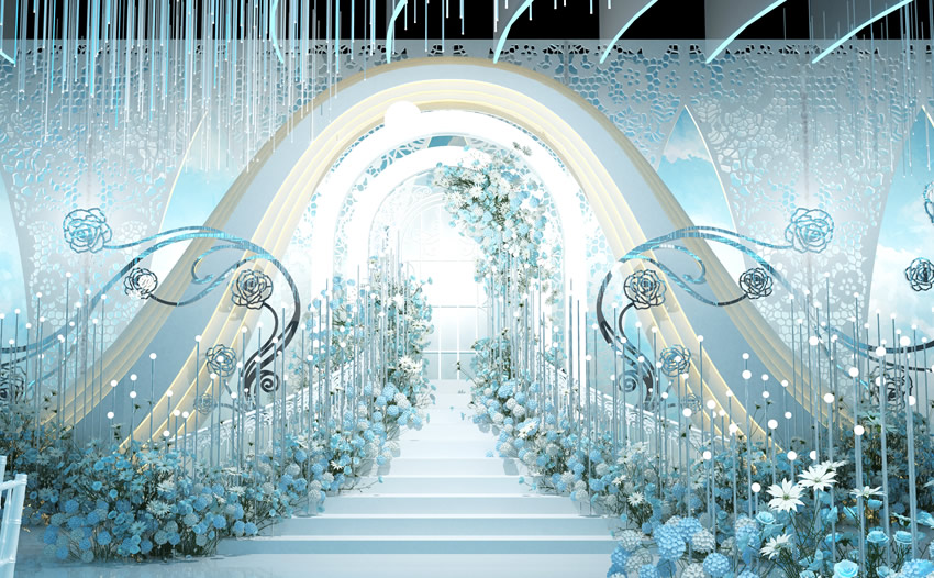 扶沟釡香烙馍村水晶厅效果展示